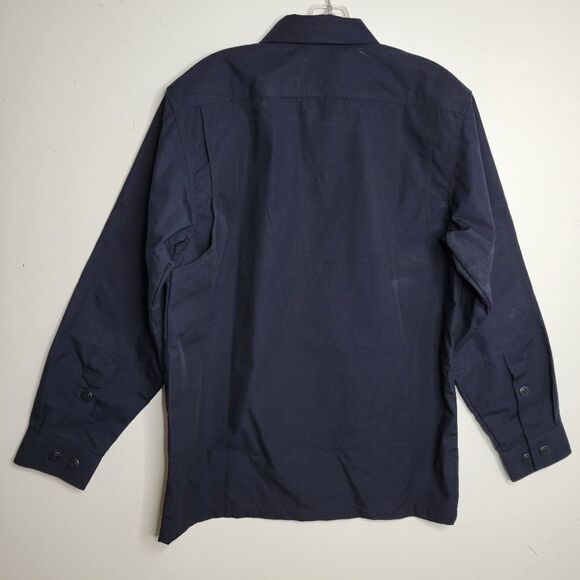 $65 5.11 TACTICAL TDU RIP STOP LONG SLEEVE NAVY BLUE MEN'S SHIRT S SMALL NWT - Picture 2 of 7